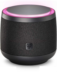 Smart Speaker der Telekom in schwarz | smarte Sprachsteuerung per WLAN über Lautsprecher zur Steuerung von MagentaTV & SmartHome | integrierter Spachdienst Alexa