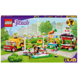 LEGO 41701 Friends Streetfood-Markt mit Taco-Truck und Smoothie-Bar, Konstruktionsspielzeug