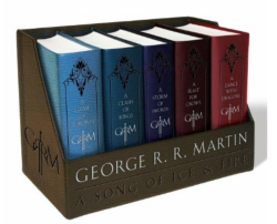 George R. R. Martin's A Game of Thrones Leather-Cloth Boxed Set (Song of Ice and Fire Series)