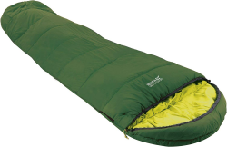 Regatta Schlafsack Montegra 300 (3 Jahreszeiten-Schlafsack, warmem Baffle-Futter) grün 210x75cm