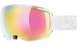 Uvex Big 40 White Mat Dl/FM Pink Skibrille