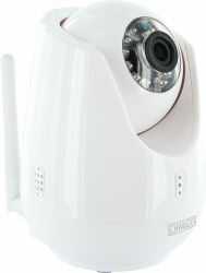 Schwaiger IP-Kamera innen WLAN mit Motorkontrolle weiß