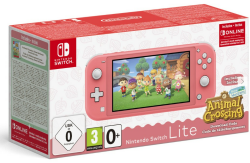 Nintendo Switch Lite koralle inkl. Animal Crossing: New Horizons