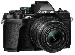 Olympus spiegellose Systemkamera OM-D E-M10 Mark III S Kit 14-42 mm II R schwarz