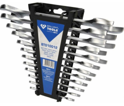 Brilliant Tools Doppel-Maulschlüssel-Satz, 12-tlg.