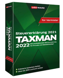 LEXWARE TAXMAN Vermieter 2022 Software Vollversion (DVD)