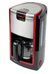 Camry Premium CR 4406, Filterkaffeemaschine, 1,2 l, Gemahlener Kaffee, 900 W, Schwarz, Rot