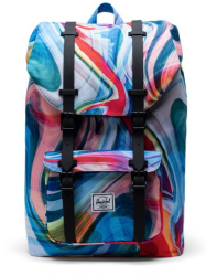Herschel Little America Mid-Volume Backpack Paint Pour Multi