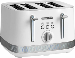 Morphy Richards Illumination 248021 Toaster, 4 Scheiben, Weiß [Energieklasse A+]