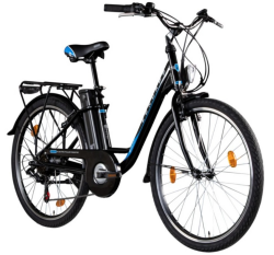Zündapp Z505 E Bike Damen 26 Zoll Pedelec 150 - 185 cm Elektrofahrrad Damenfahrrad retro Tiefeinsteiger 6 Gänge StVZO