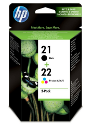 HP Nr.21+Nr.22 Multipack 4-farbig