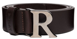 REPLAY Leather Belt W95 Brown Cocoa