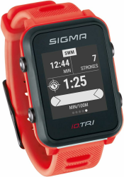 Sigma Sport iD.TRI GPS Triathlon-Uhr mit Trainings- und Wettkampffeatures, Navigation, Smart Notifications, leicht und wasserdicht, inkl. Fahrradhalterung