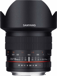 Objektiv Samyang 10mm f/2,8 für Olympus FT