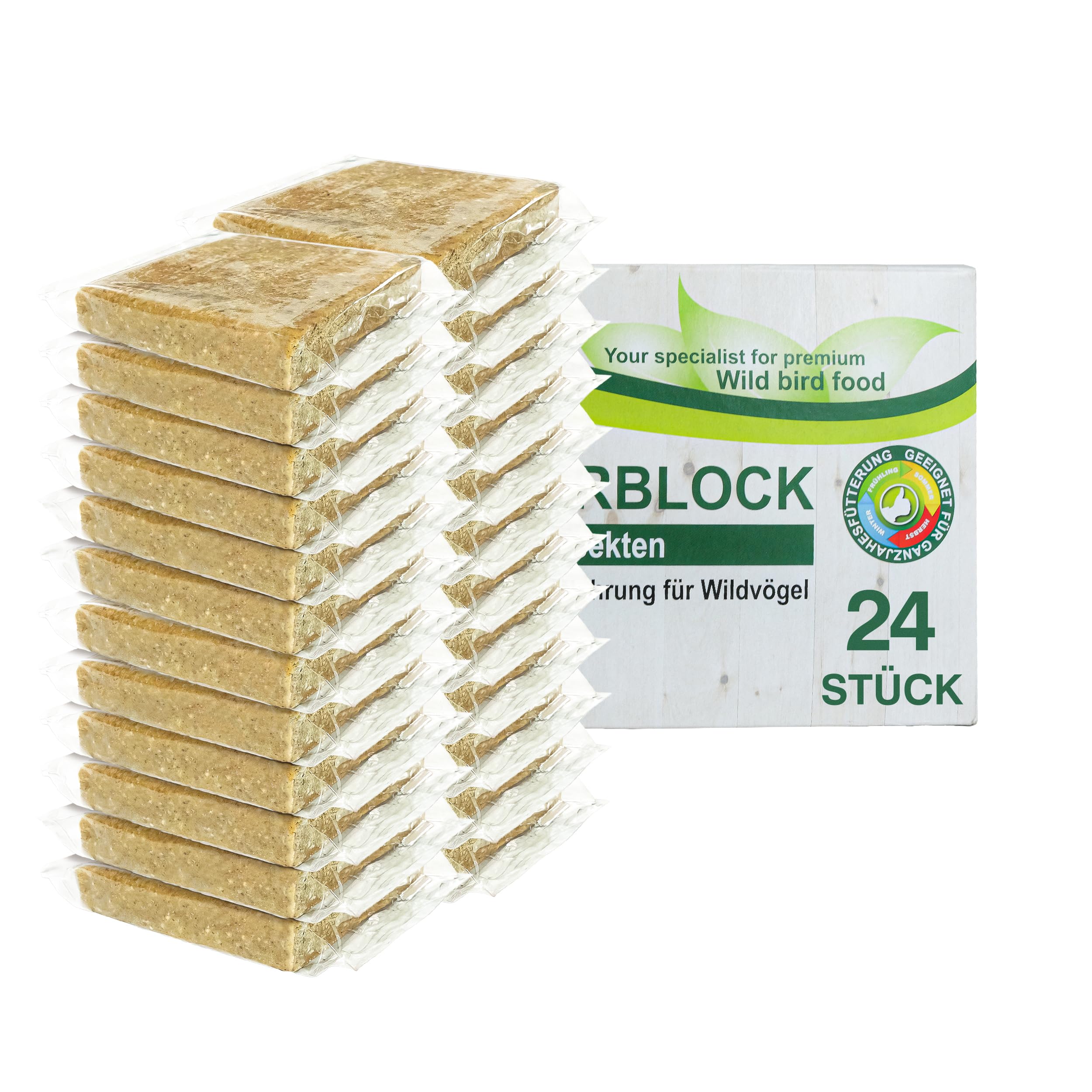 🐦🌿 Energieblock Vogelfutter für Wildvögel und Eichhörnchen 24er Pack Angebot bei HelloDeals