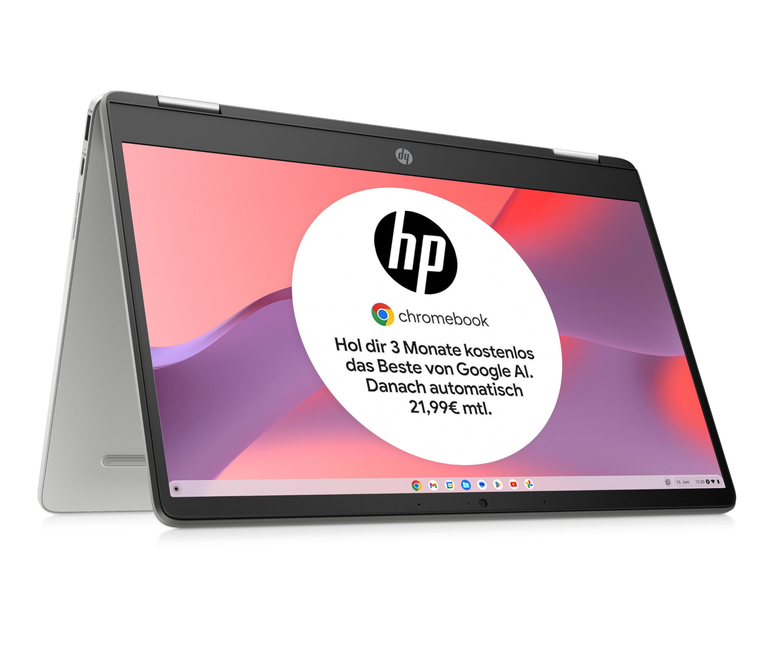 🔥 Super Angebot! HP Chromebook x360, 14 Zoll Touchscreen, Intel Celeron N4120 Angebot bei HelloDeals
