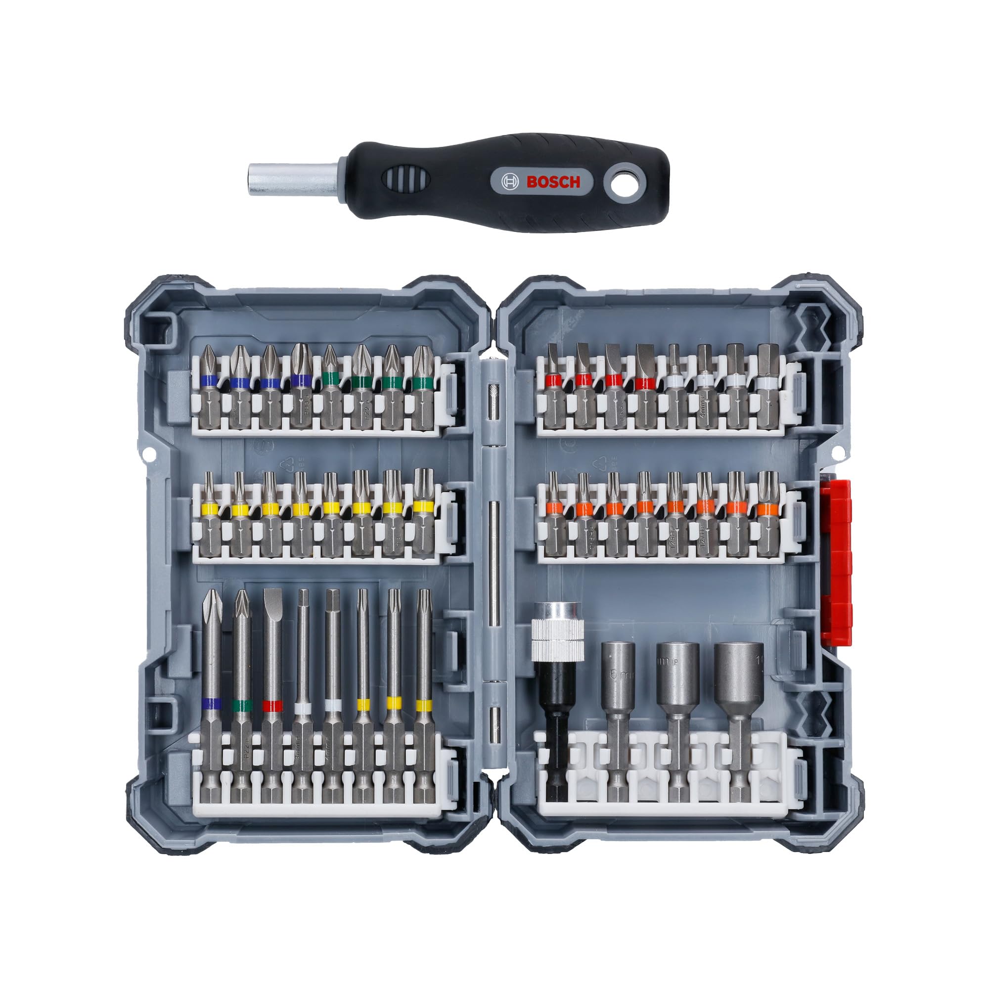 🔧🛠️ Bosch Professional 45-teiliges Pick and Click-Schrauberbit Mixed Set 45tlg. Angebot bei HelloDeals