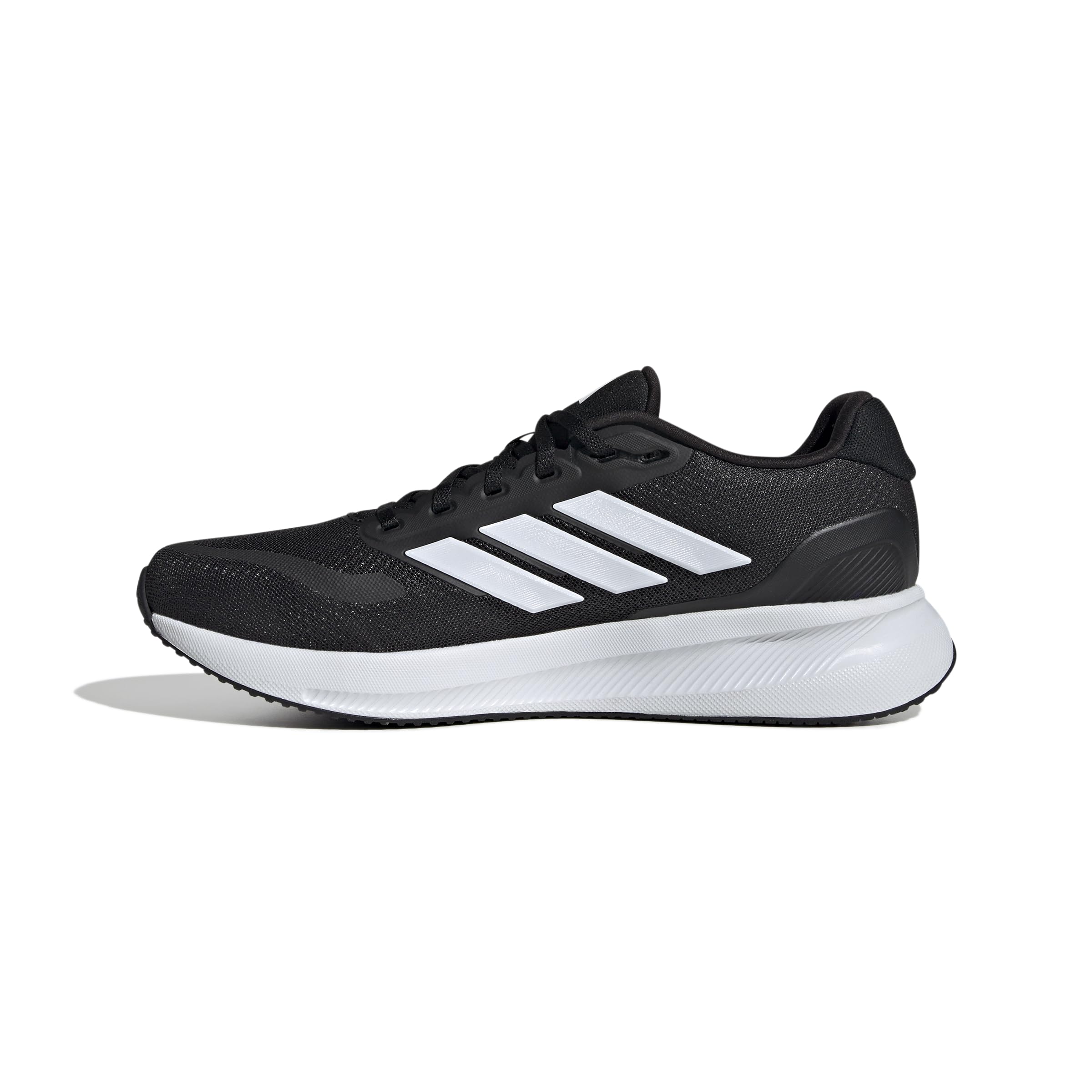 🔥 Adidas Herren Runfalcon 5 Laufschuhe 44 2/3 EU Schwarz Weiß 🏃‍♂️💨 Angebot bei HelloDeals