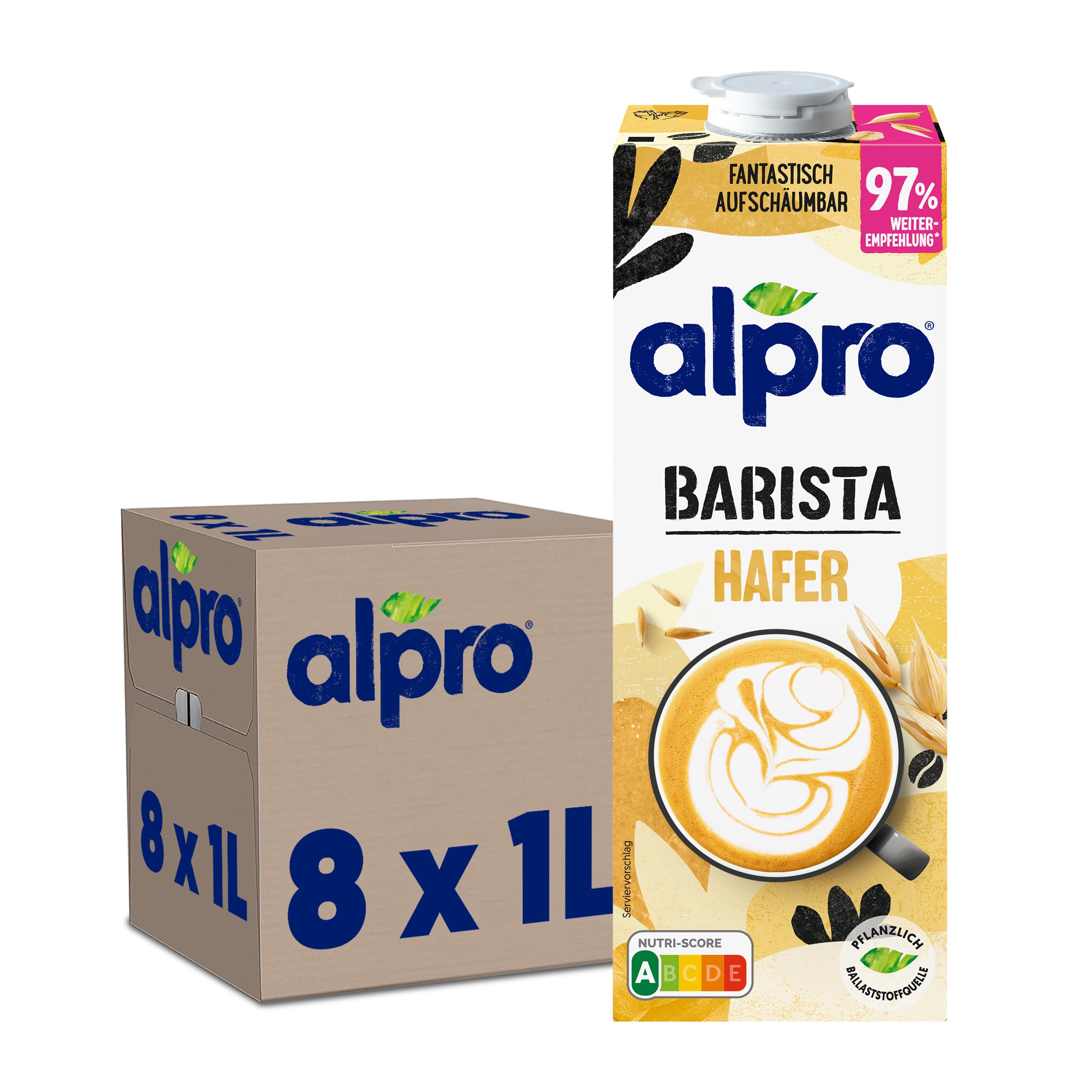 Alpro Barista Haferdrink - Vegan und milchfrei 🌱 Angebot bei HelloDeals