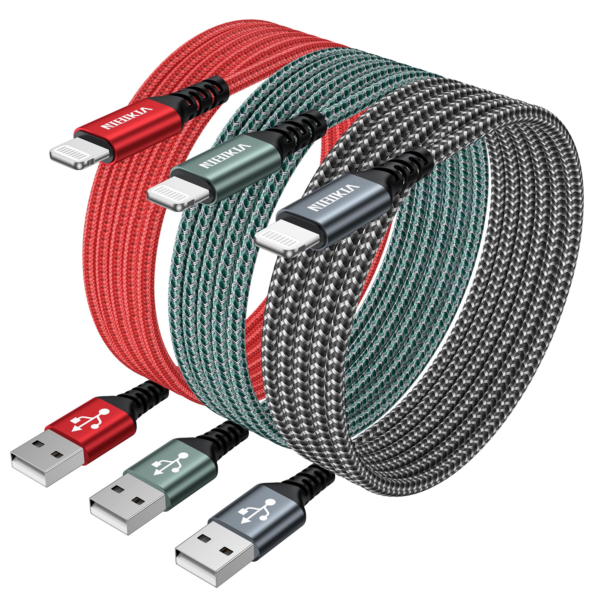 🔌📱 iPhone Ladekabel [3Pack 2M] Lightning Kabel Schnellladekabel MFi Zertifiziert Angebot bei HelloDeals