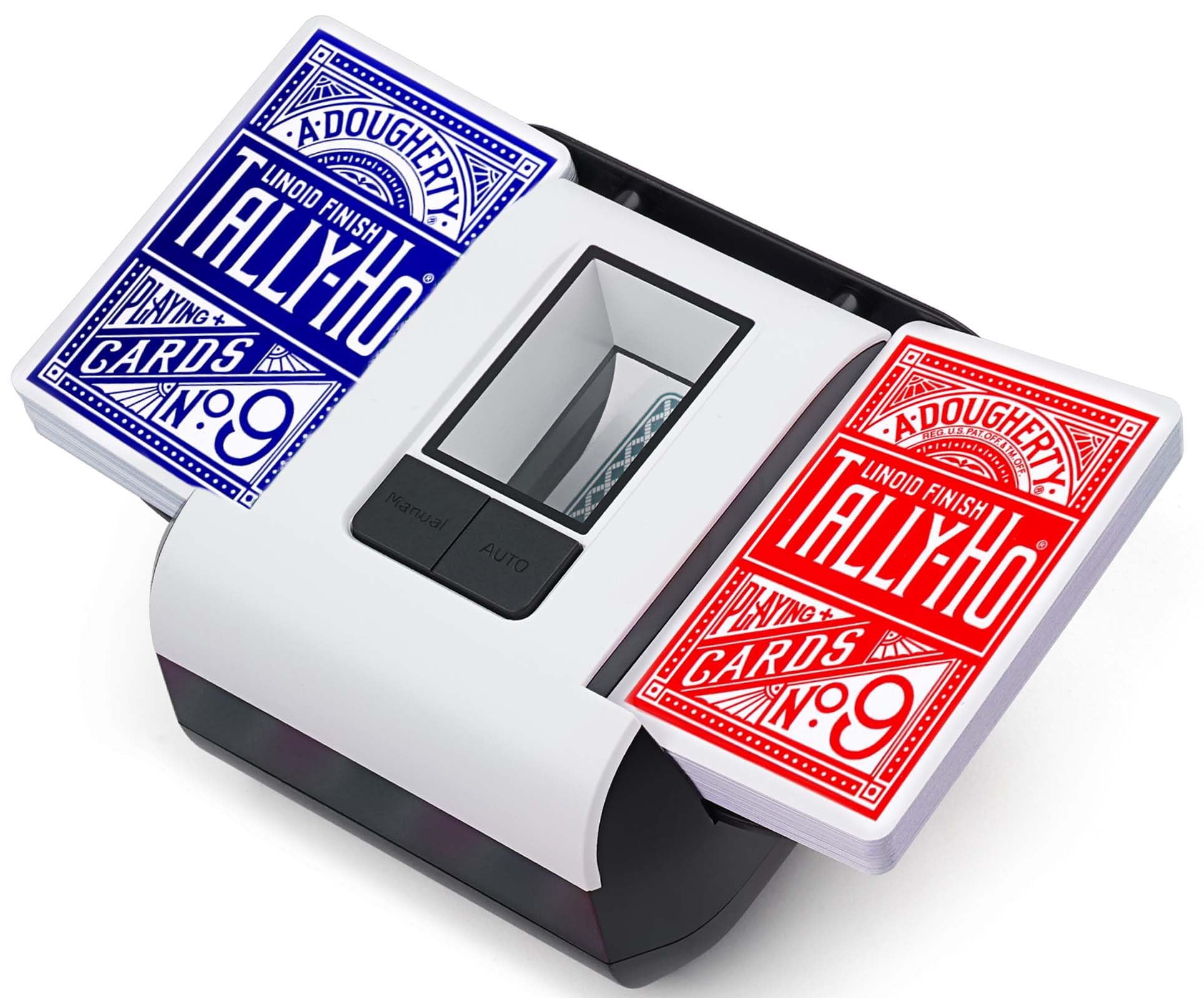 🃏 OBLITZON Automatischer Kartenmischer 🎲 Elektrische Kartenmischmaschine für 1-2 Decks 🃏 Angebot bei HelloDeals