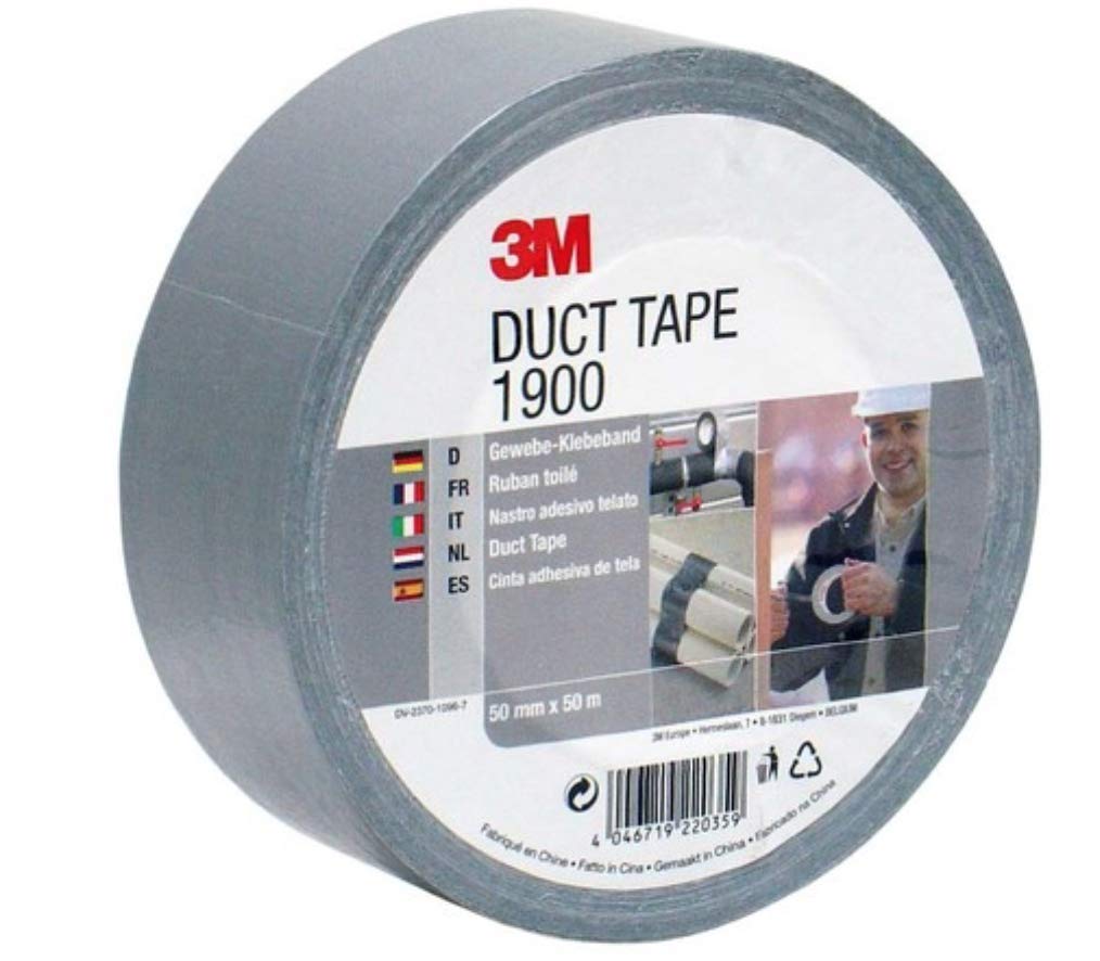 3M Gewebeklebeband 1900 in Silber-Grau 50mm x 50 m 🛠️🔧 Angebot bei HelloDeals