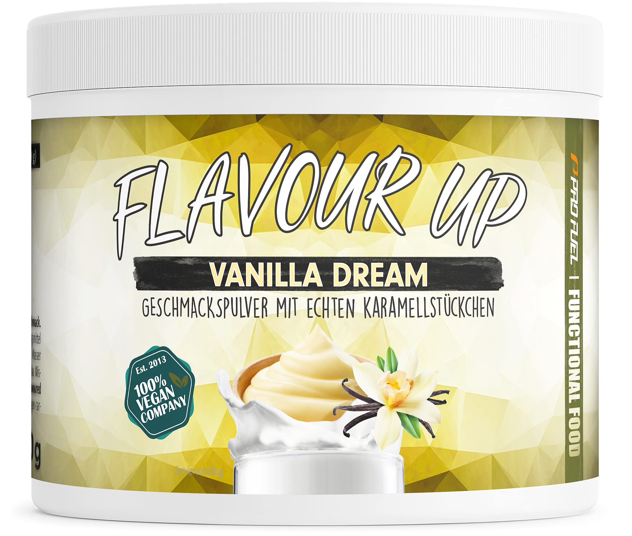 FLAVOUR UP Vanille Dream - Geschmackspulver 250g 🍨🌈🎉 Angebot bei HelloDeals