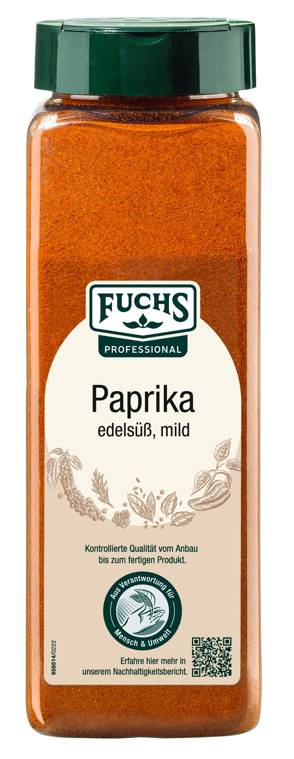 Angebot: Fuchs Professional Paprika edelsüß, 450 g 🔥🌶️ Angebot bei HelloDeals