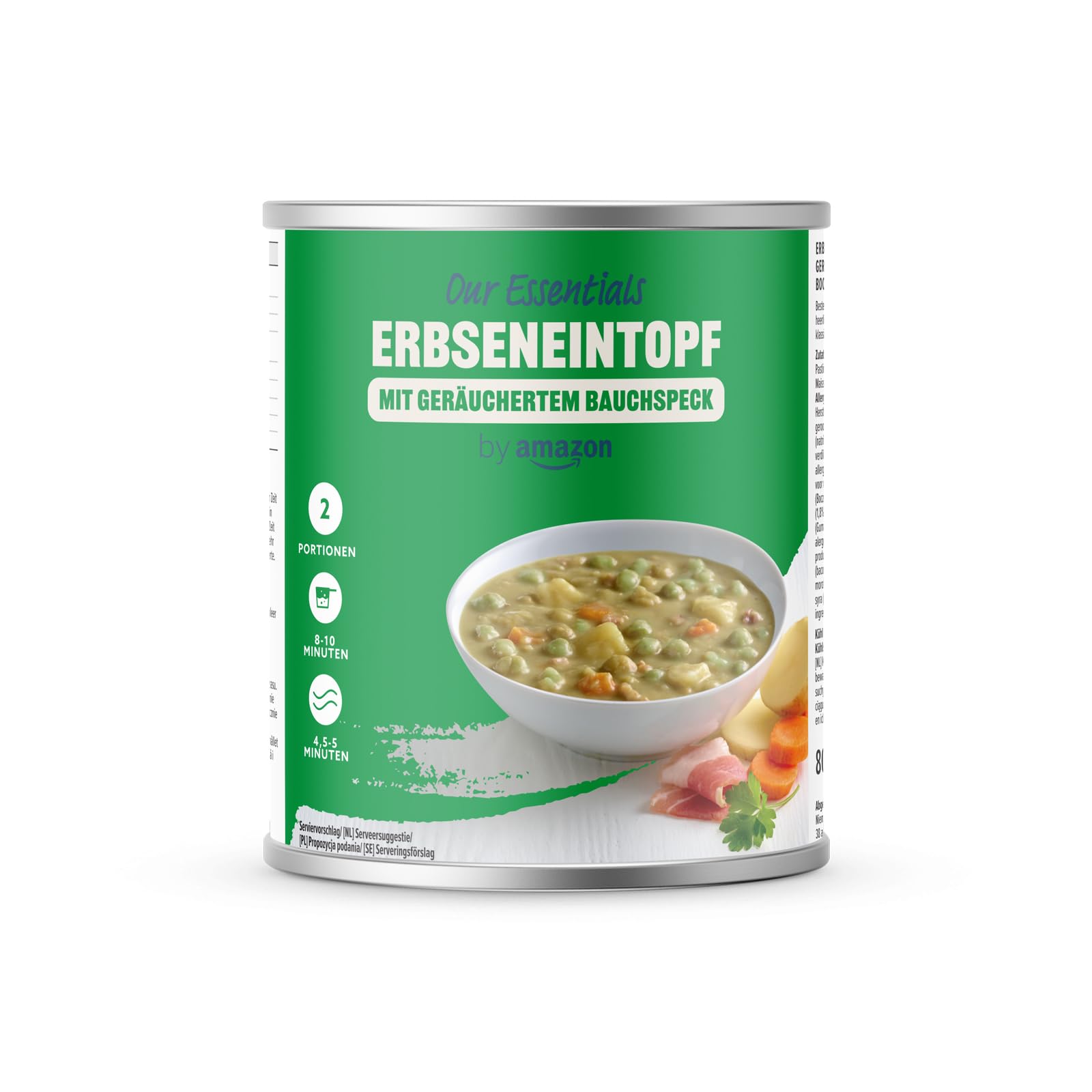 🌟 Mega-Angebot: Amazon Erbseneintopf mit geräuchertem Bauchspeck, 800g Packung Angebot bei HelloDeals