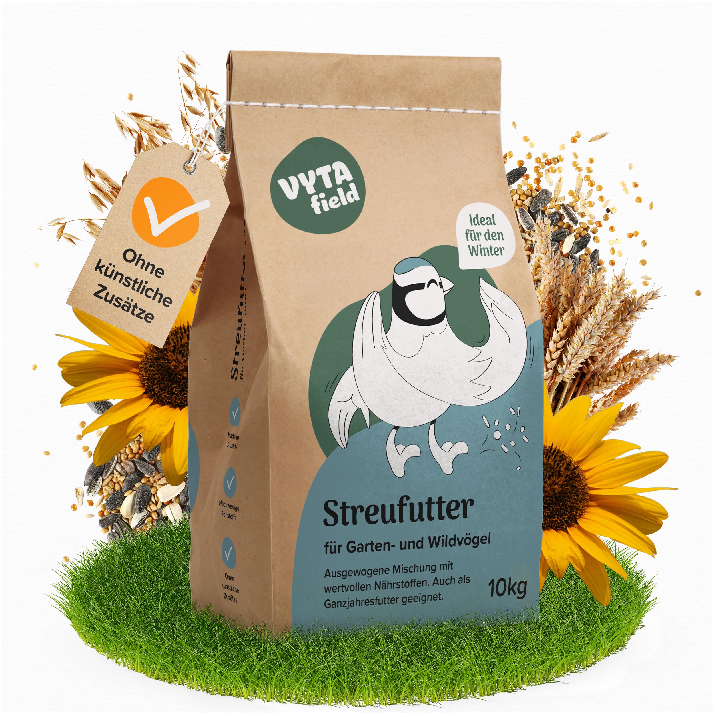 Angebot: VYTAfield® Wildvogelfutter | Vogelfutter Wildvögel ganzjährig 10kg Angebot bei HelloDeals