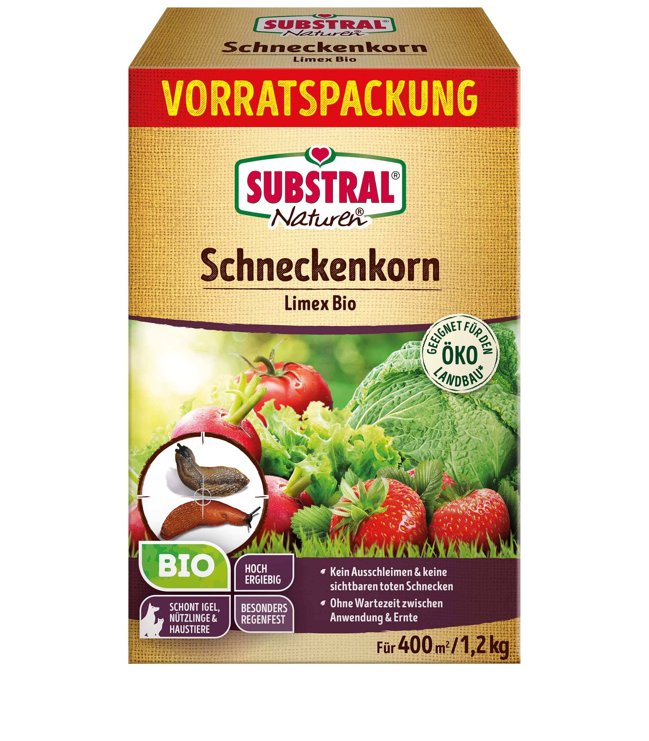 🐌🌿 Substral Naturen Schneckenkorn Limex Bio 🌿🐌 Angebot bei HelloDeals