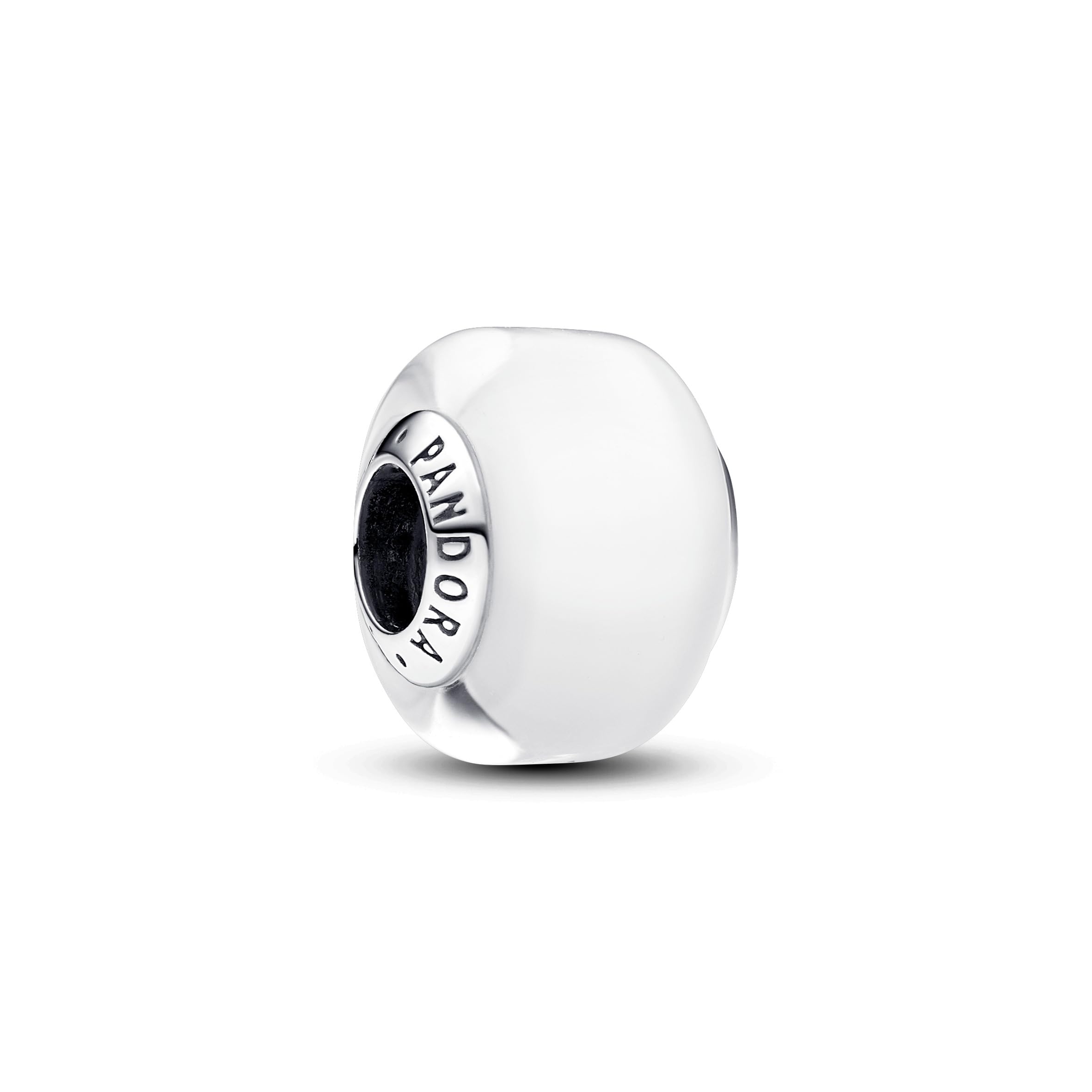 🌟 Angebot: Pandora Moments Charm aus Sterlingsilber mit Muranoglas in Weiß 🌈 Angebot bei HelloDeals