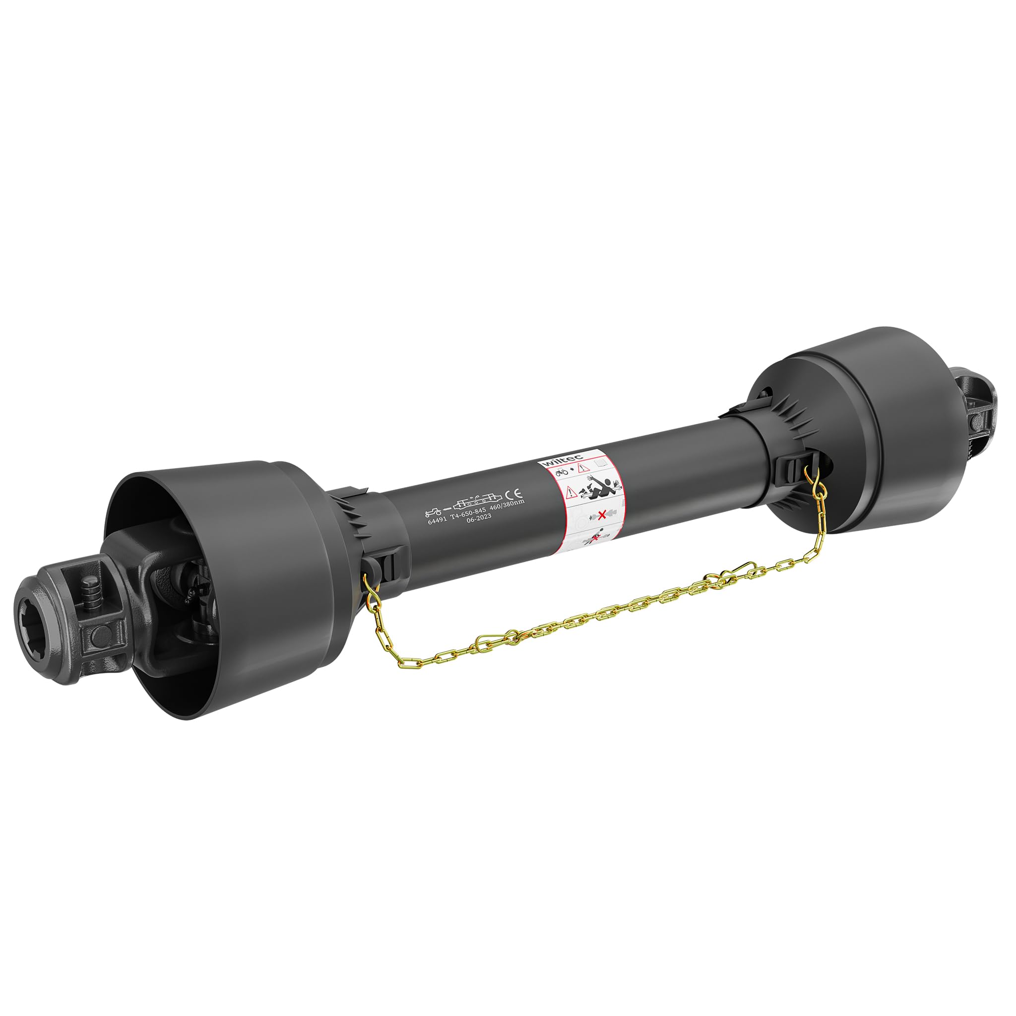 Wiltec Zapfwelle T4 Gelenkwelle 650mm 460Nm 540U/min 🚜 Angebot bei HelloDeals