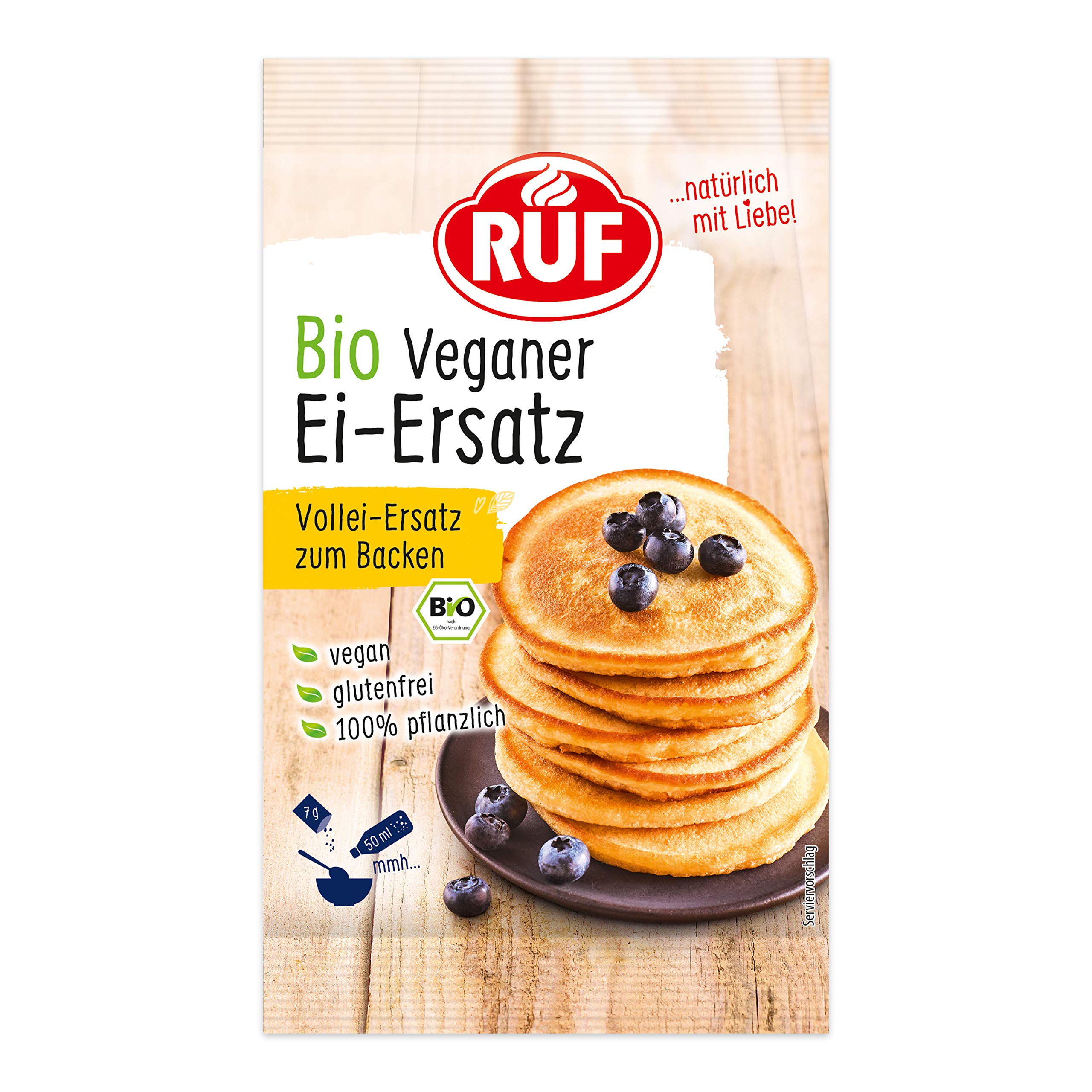 🌿🥚 RUF Bio Veganer Ei-Ersatz | Pflanzlicher Vollei-Ersatz zum Backen & Kochen Angebot bei HelloDeals