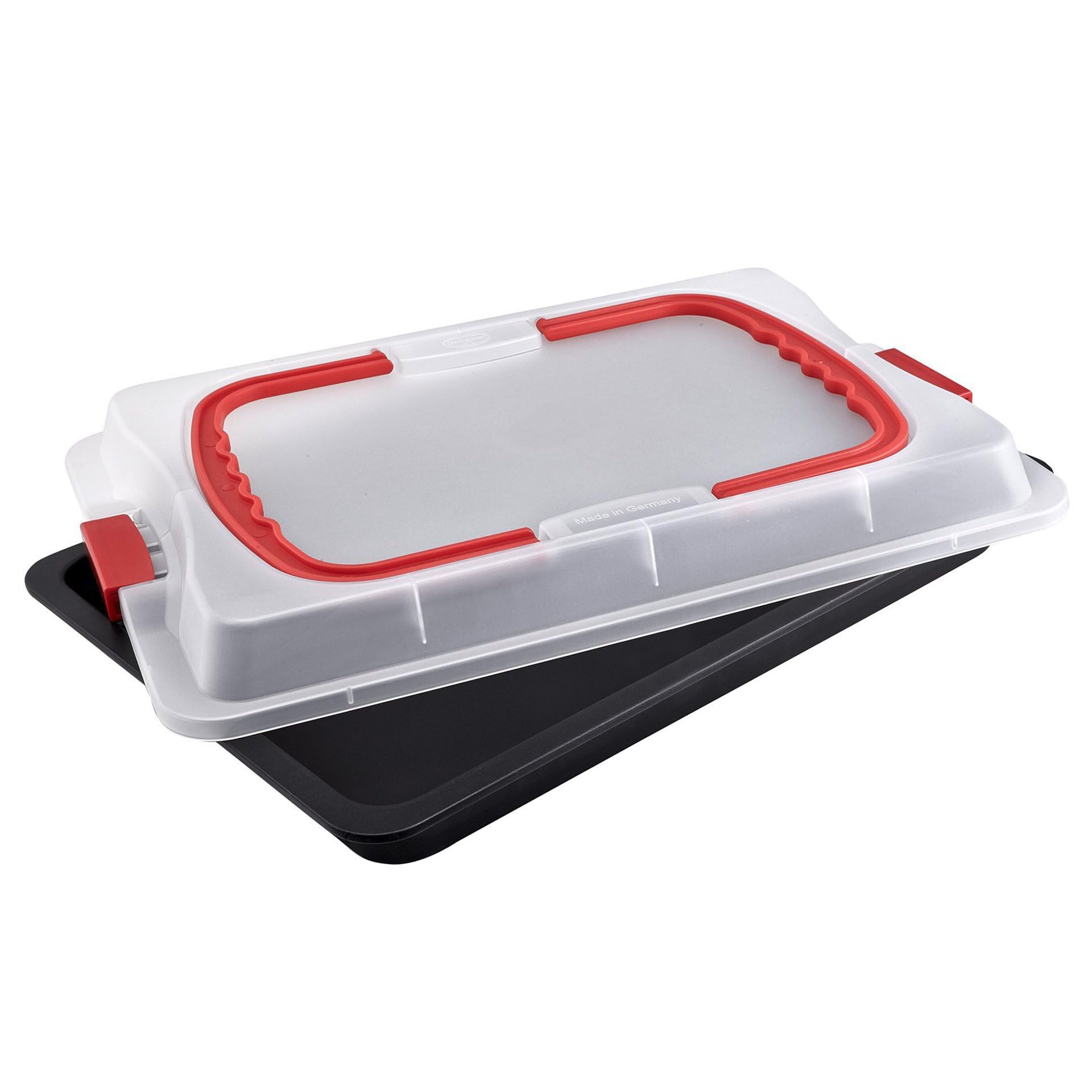 🎂 Dr. Oetker Backblech mit Transporthaube Bake & Go – 3in1: Ofenblech zum Backen, Aufbewahren und Transportieren 🍰 Angebot bei HelloDeals