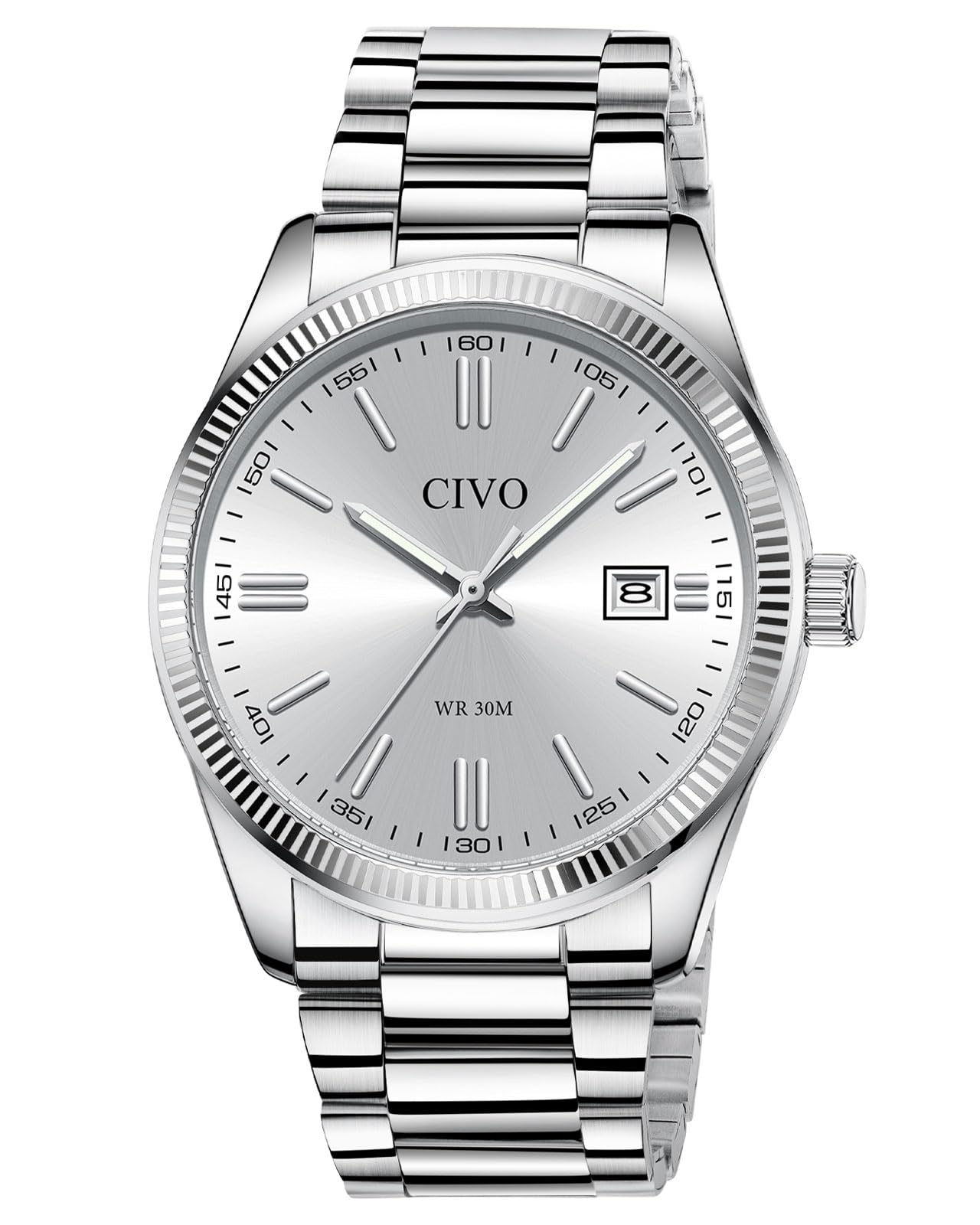 CIVO Herren Uhr Edelstahl Armbanduhr 😎⌚ Angebot bei HelloDeals