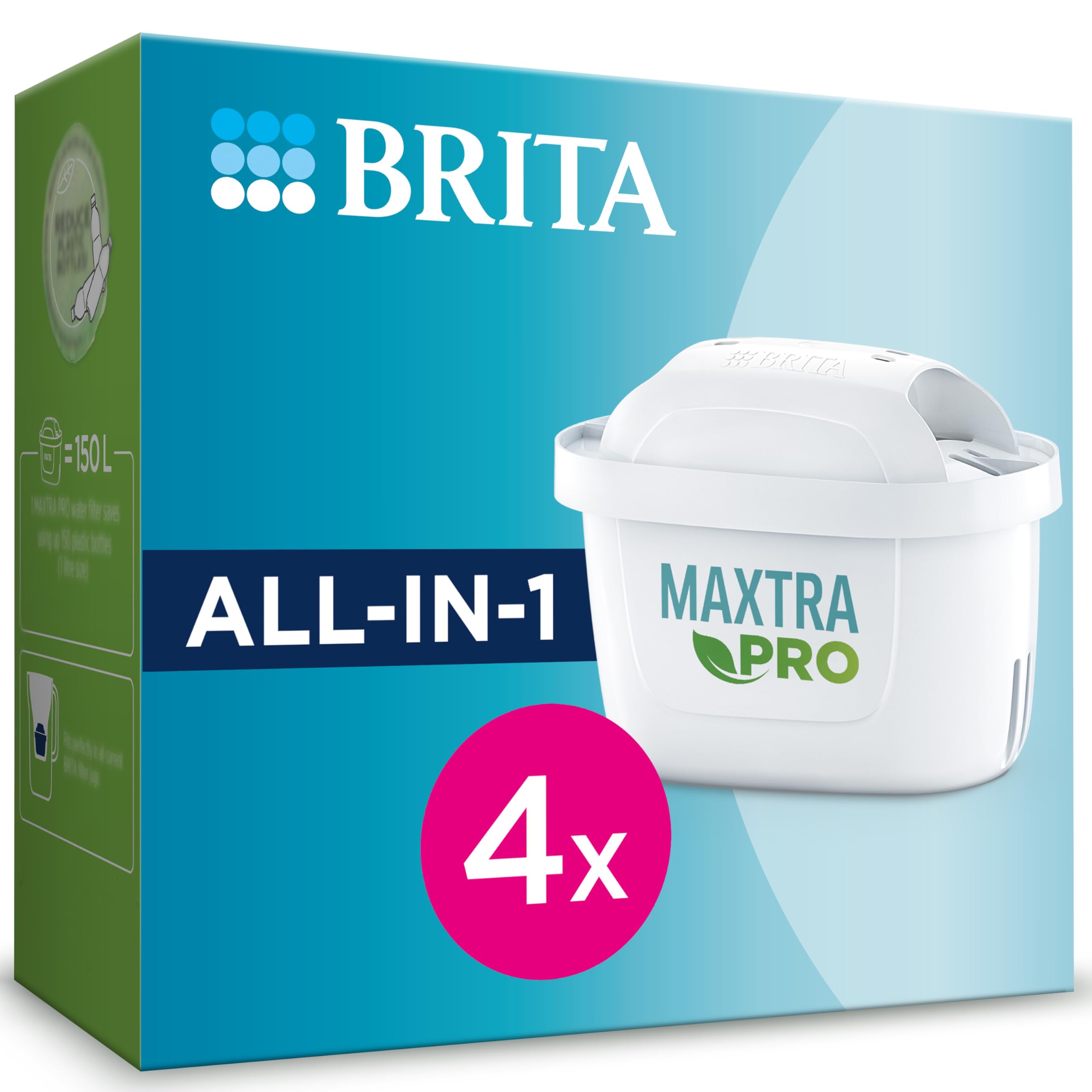 🌊🌿 BRITA MAXTRA PRO Wasserfilter Kartuschen - 4er Pack - 21.84€ inkl. Versand Angebot bei HelloDeals