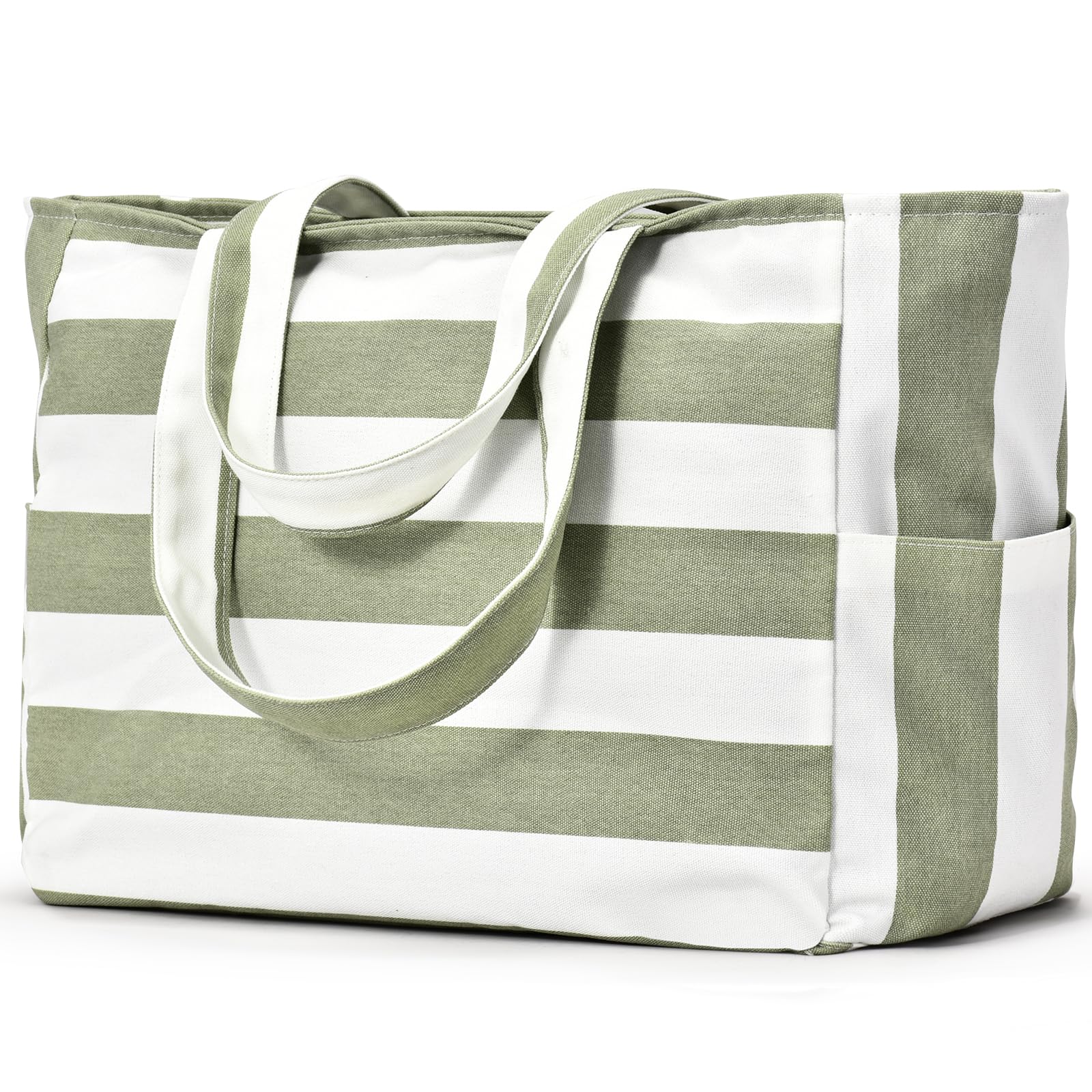 👜 Oscaurt Strandtasche Tasche Damen Handtasche Groß Shopper Tasche - Hellgrün Angebot bei HelloDeals