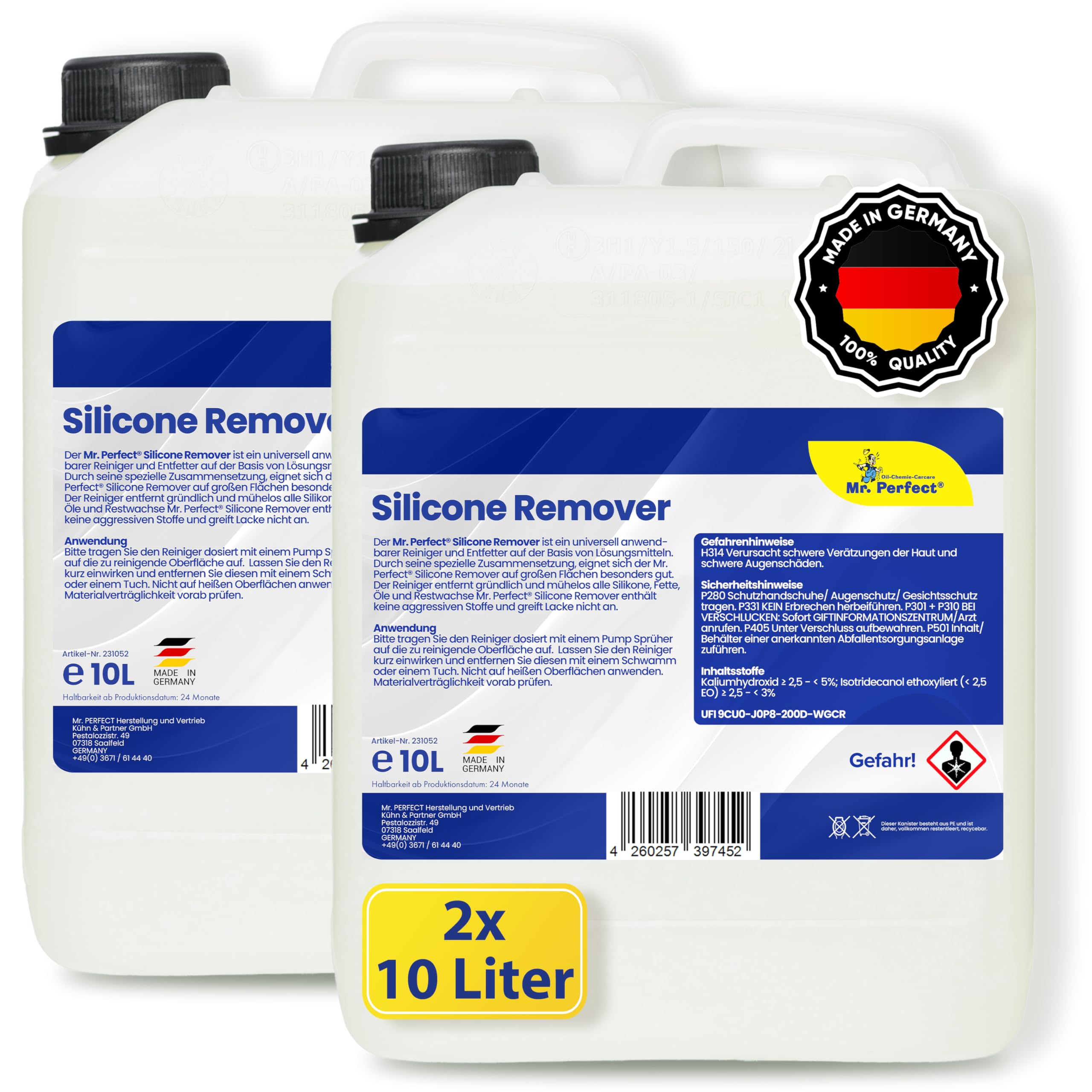 Mr. Perfect® - Silikonentferner 2x10L | Wachsentferner für Autolack Angebot bei HelloDeals