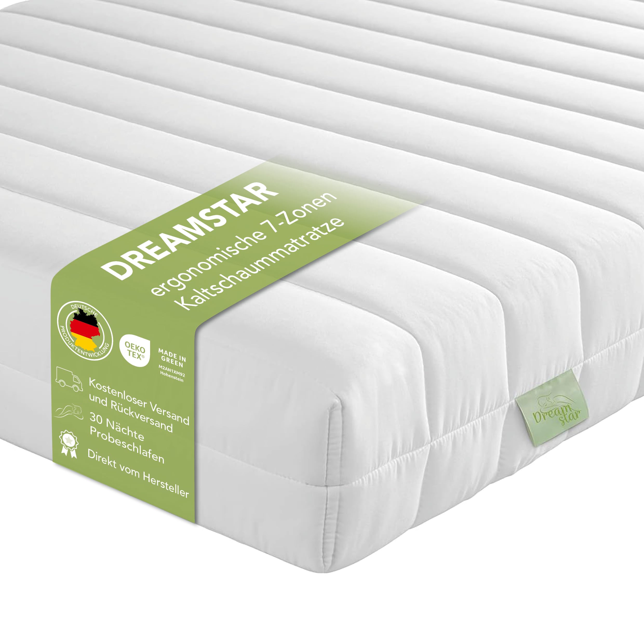 🌟 DREAMSTAR Easy Flex | Ergonomische 7-Zonen Kaltschaummatratze 🌙 Angebot bei HelloDeals