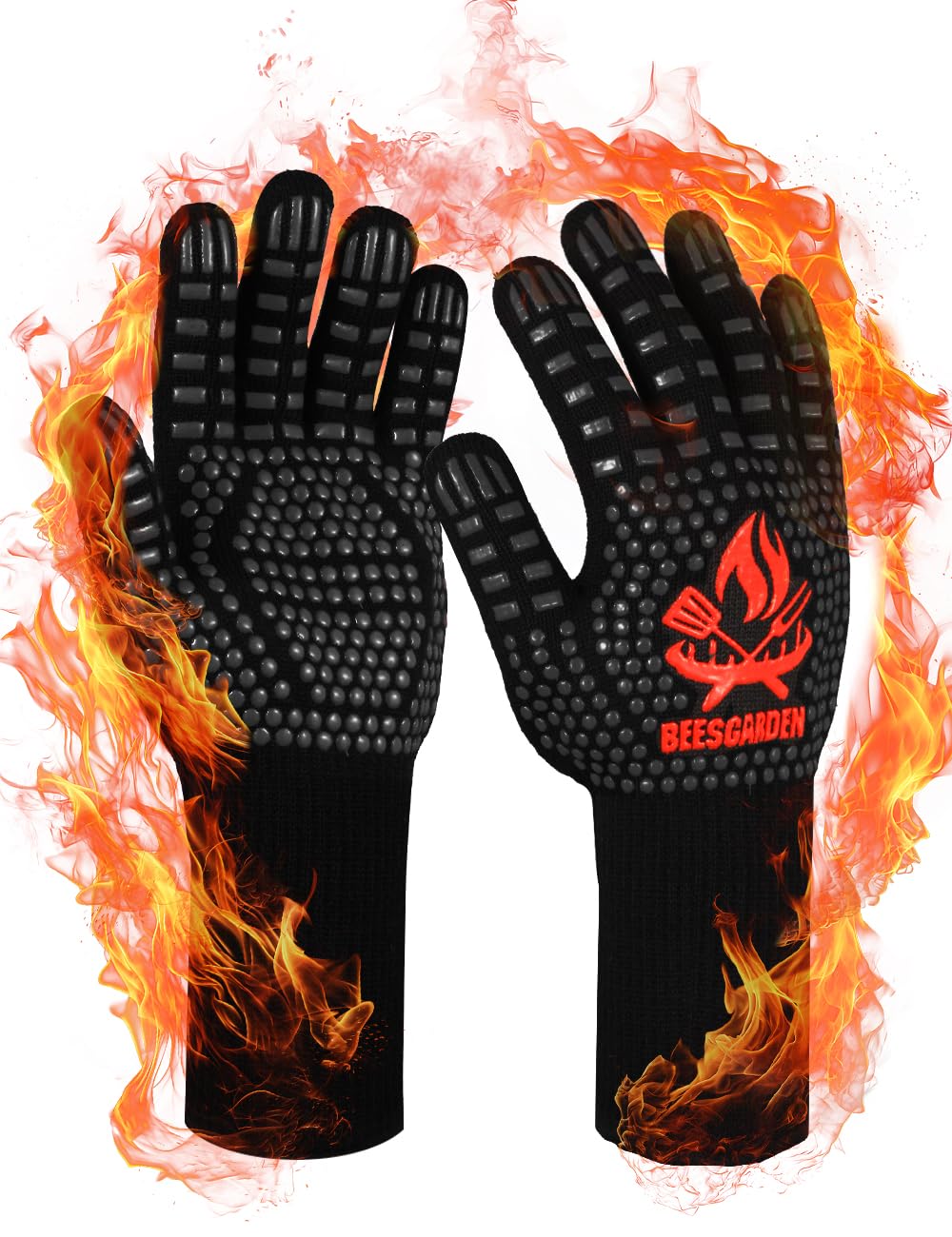 Beesgarden Grillhandschuhe Hitzebeständig bis 800°C 🔥🧤 Angebot bei HelloDeals