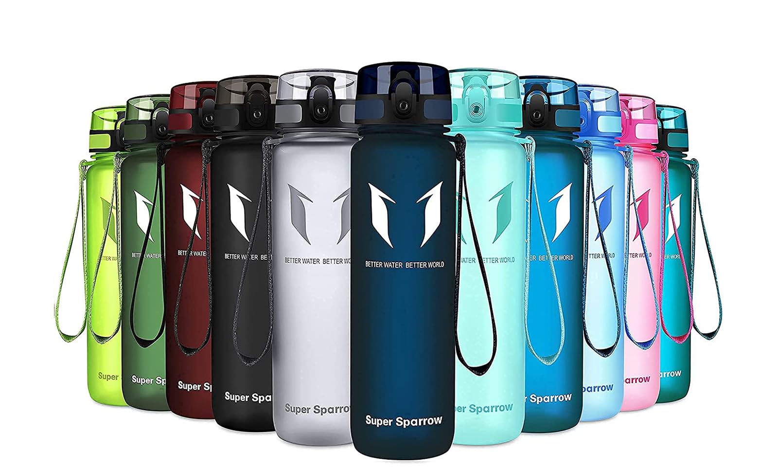 Super Sparrow Trinkflasche - Tritan Wasserflasche - BPA-frei - Ideale Sportflasche 🚴‍♂️💧 Angebot bei HelloDeals