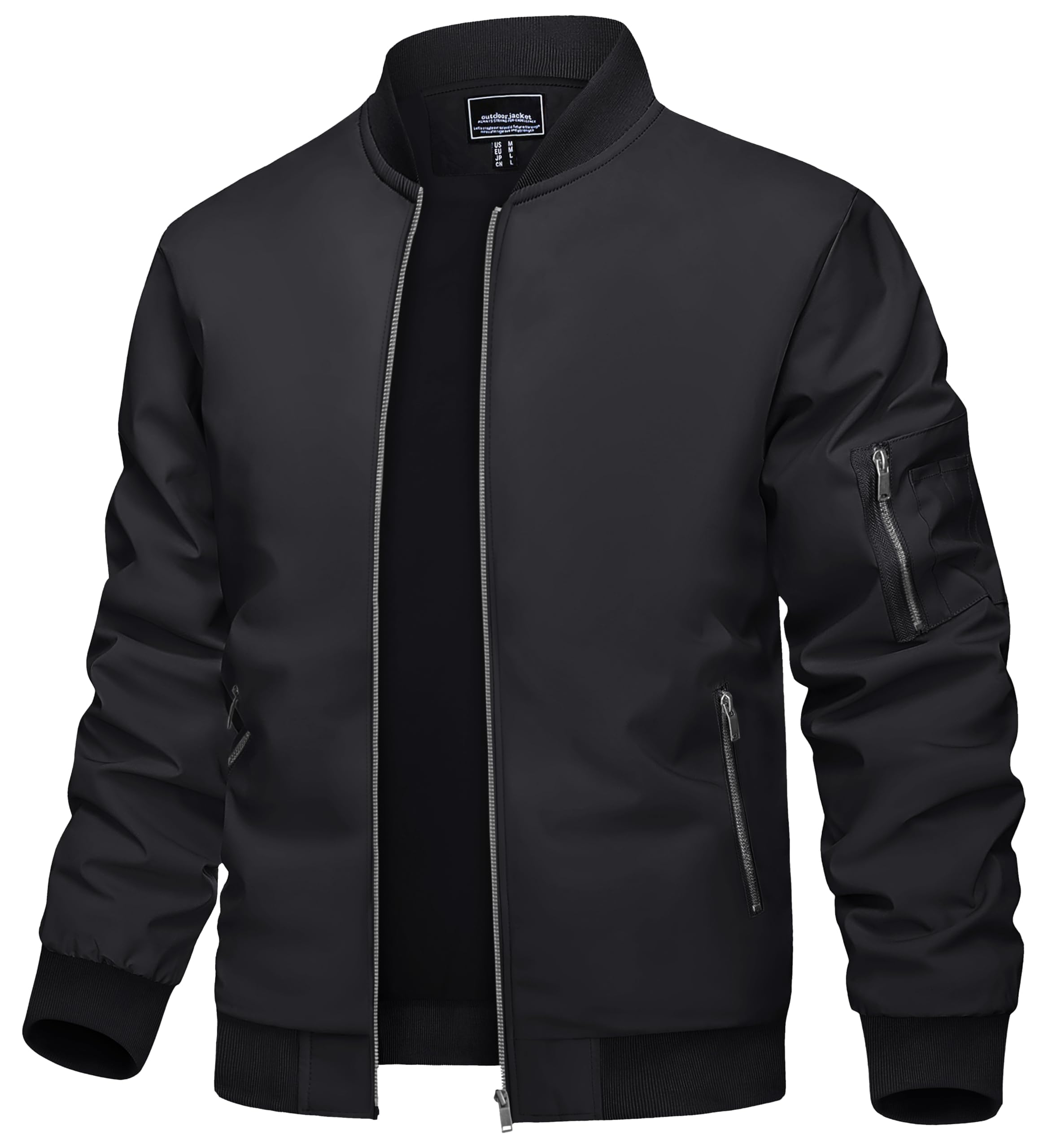 🔥 TACVASEN Herren Bomberjacke Leichte Übergangsjacke 🛩️ Angebot bei HelloDeals