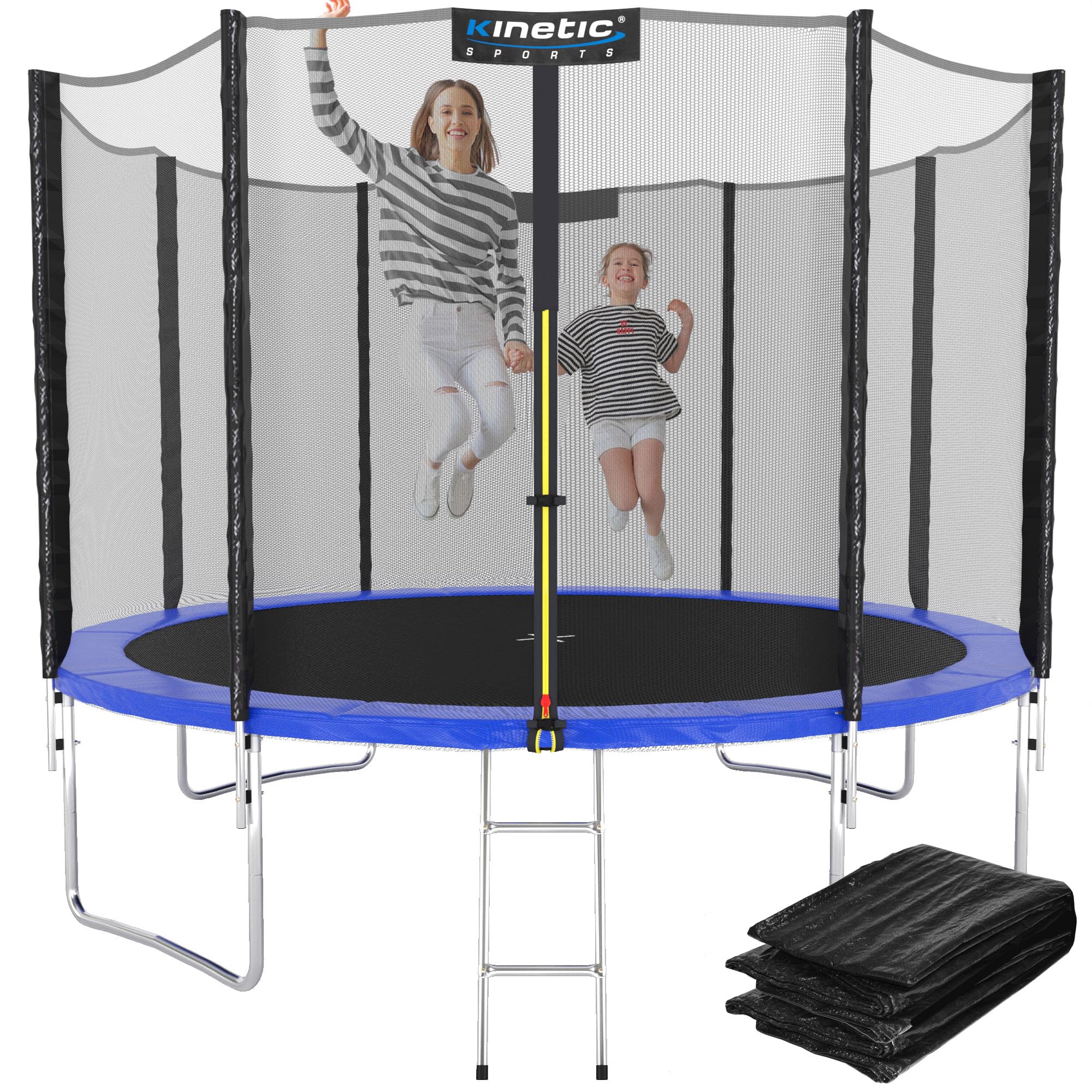 KINETIC SPORTS Trampolin Outdoor 'Salto Plus' Ø 183 cm Blau-2 🤸 Angebot bei HelloDeals