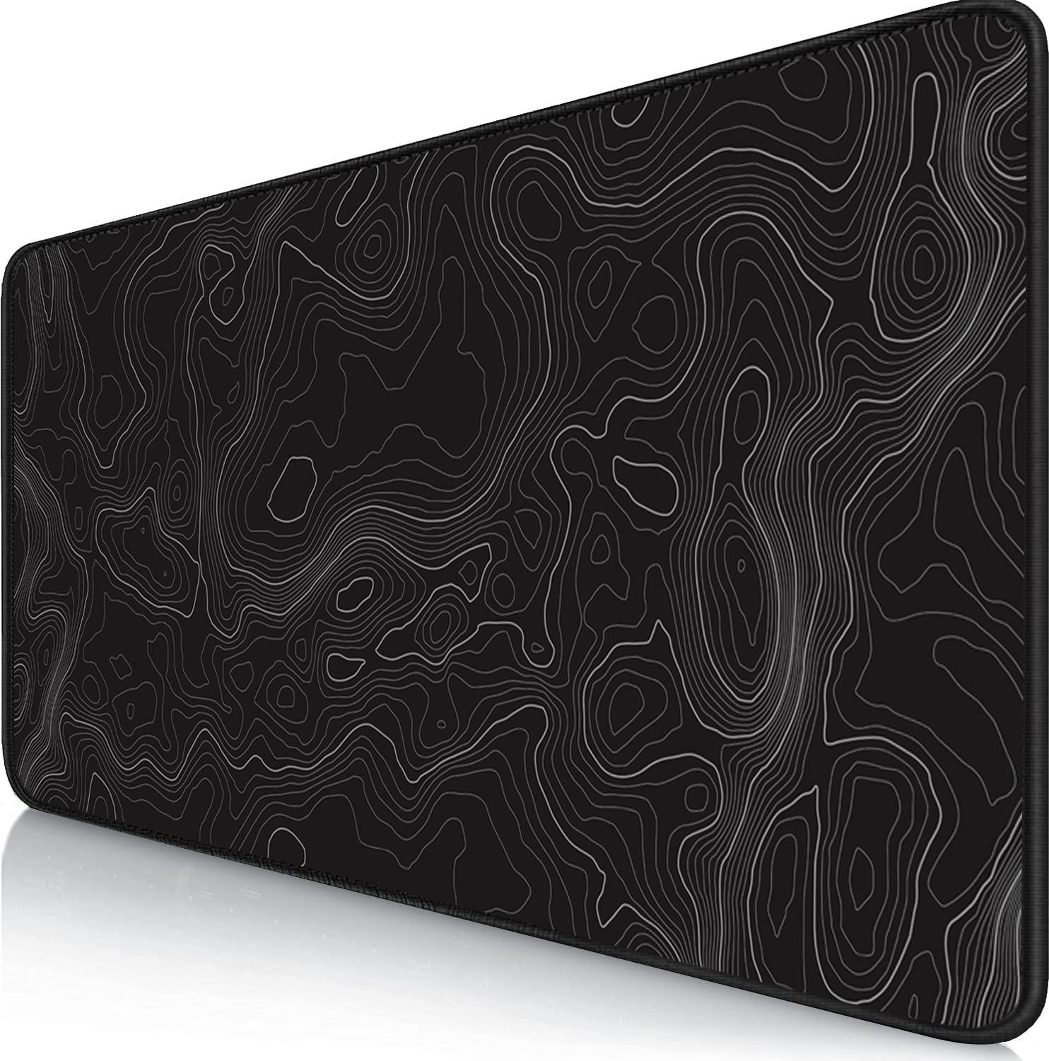 🖱️ Owege Gaming Mauspad XXL 900 x 400 mm Artistic Curve Mousepad 🎨 Groß Vernähte Kanten Wasserdicht Anti-Rutsch für PC, MacBook, Laptop Angebot bei HelloDeals
