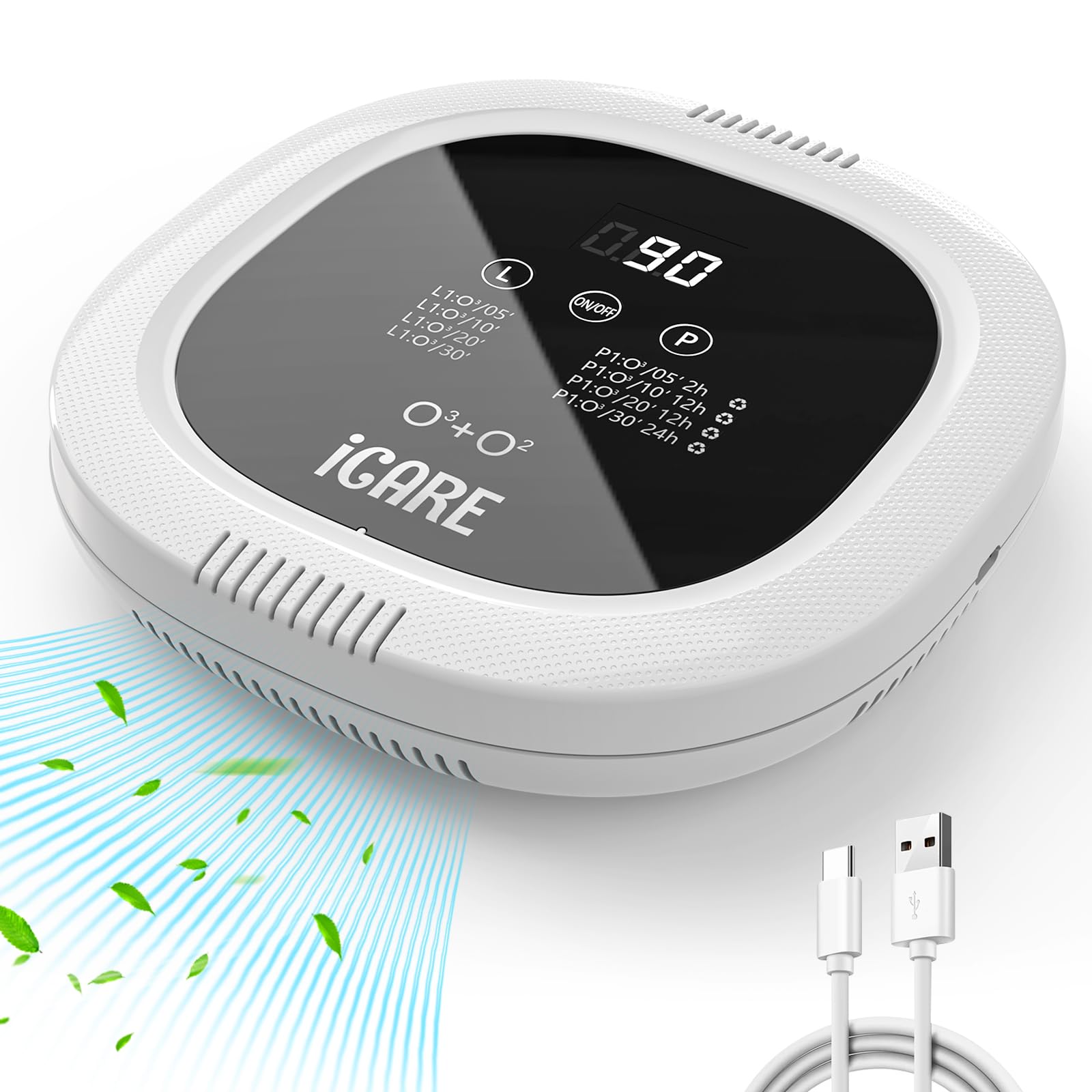 🌬️ Ozongenerator Luftreiniger Deal: 10000mAh Wiederaufladbarer Tragbarer Ozon Generator Angebot bei HelloDeals