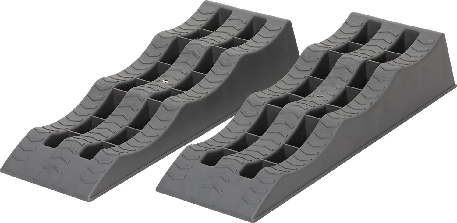 BERGER Auffahrkeile für Wohnmobil | Stufenkeile mit Drei Höhen | Stabil & Rutschfest Angebot bei HelloDeals