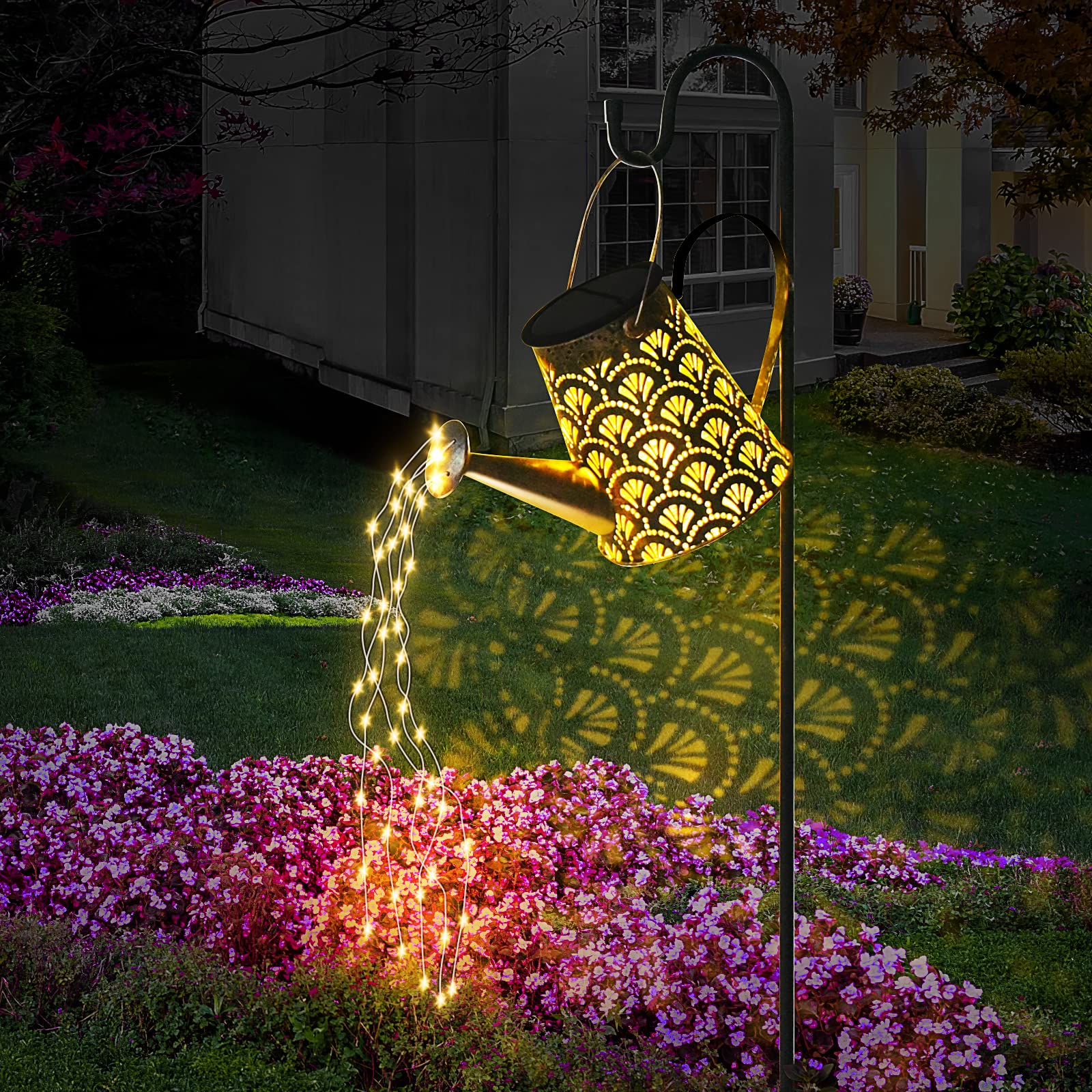 🌞🌿 DeepDream Solar Gießkanne Lichterkette Aussen - Vintage Gartenbeleuchtung Angebot bei HelloDeals