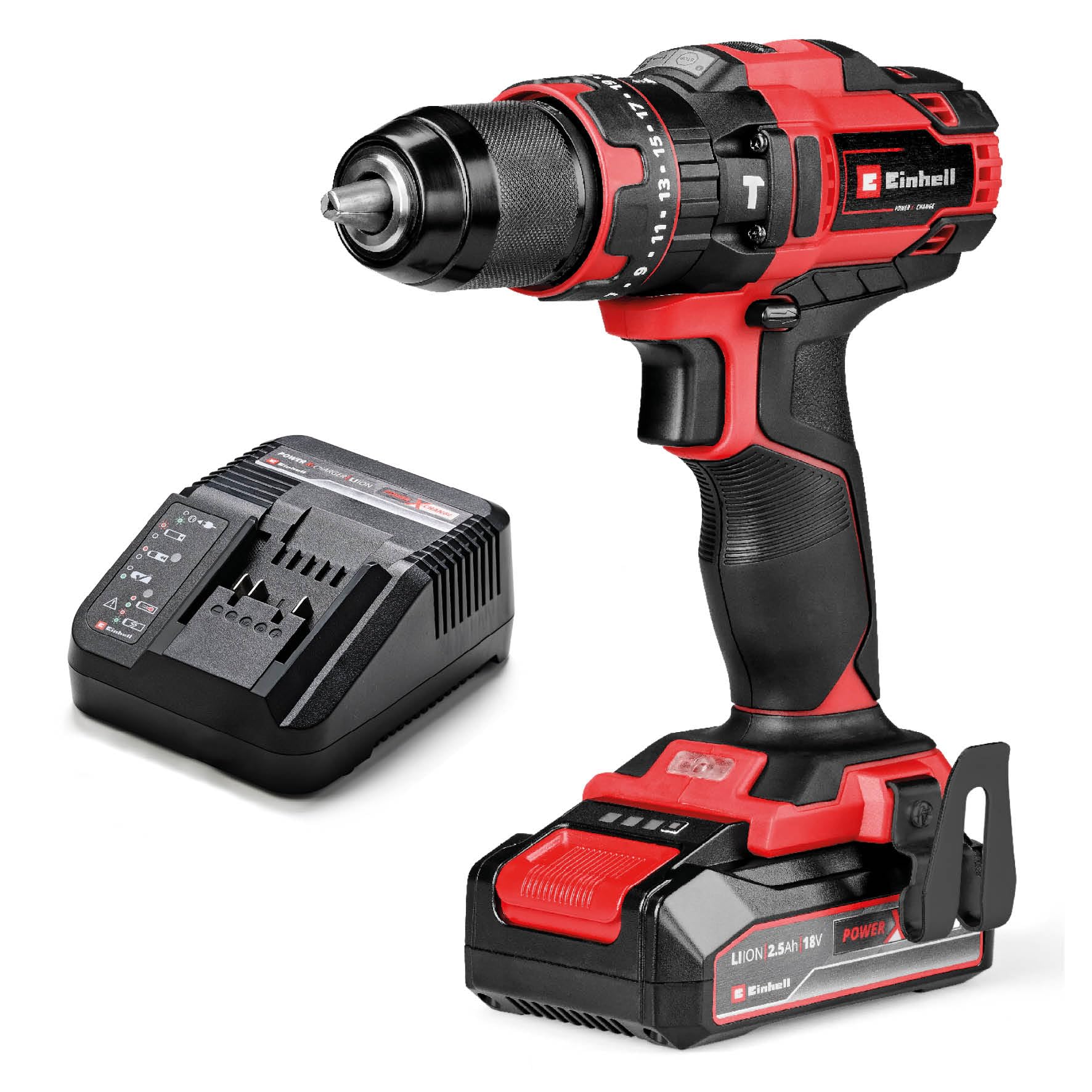 🔧 Einhell Akku-Schlagbohrschrauber TE-CD 18/44 Li-i (1x2,5Ah) Power X-Change 🔋 Angebot bei HelloDeals