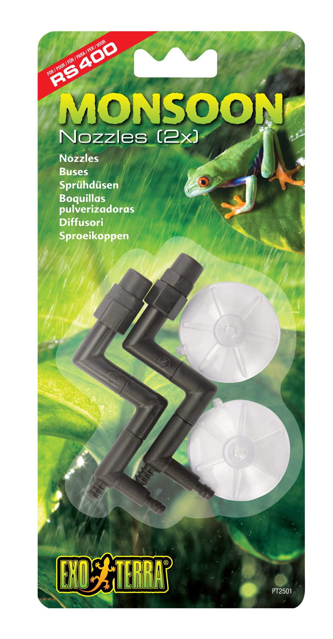 🌿🌧️ Exo Terra Monsoon Nozzles, Sprühdüsen 2er Pack Angebot bei HelloDeals